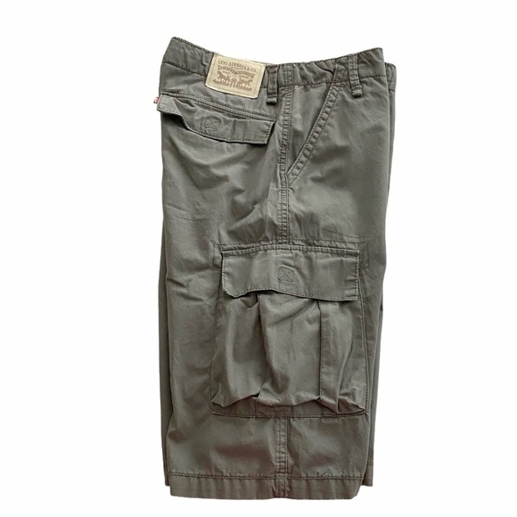 LEVI’S Boys Khaki Cargo Shorts 18 Reg 30" - Picture 4 of 10